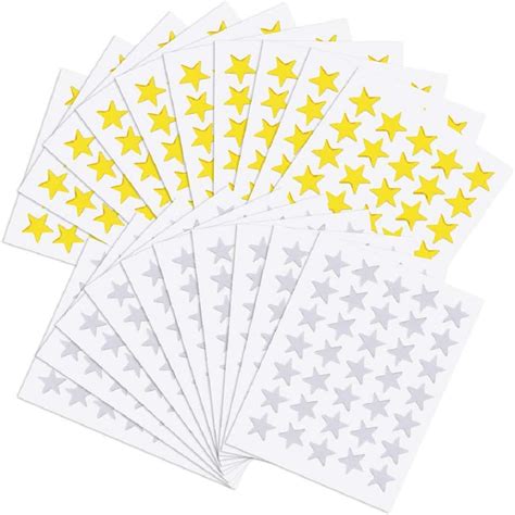 4200 Count Star Stickers Self Adhesive Foil Star Stickers For Kids