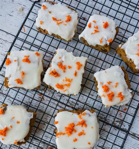 These Paleo Carrot Cake Bars Are Perfect For Easter Brunch Or Just Any