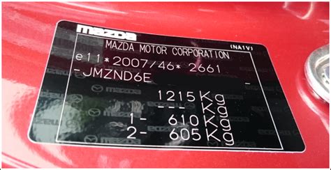 Roadsterblog Mazda Mx 5 Vin Decoder