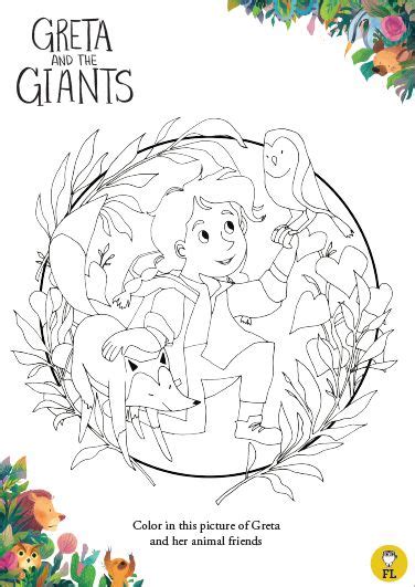 Roussimoff stood over seven feet tall, which was a result. Greta and the Giants Coloring Sheet in 2020 | Coloring ...