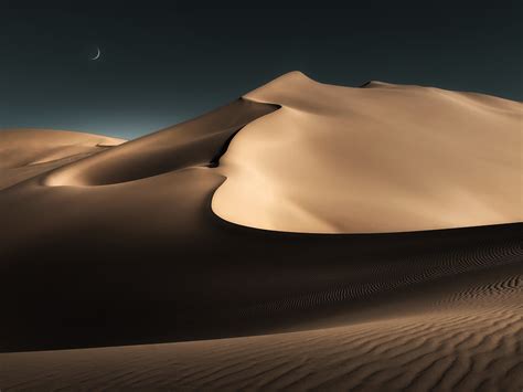 Desert Dune at Night Wallpaper, HD Nature 4K Wallpapers ...