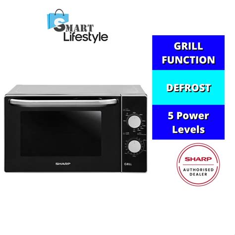 Sharp Microwave Oven With Grill 20l R613cst Shopee Malaysia