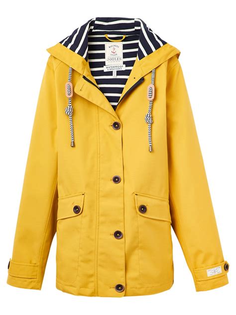 Joules Right As Rain Coast Waterproof Jacket In Yellow Lyst Uk