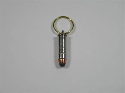 357 bullet keychain, key ring, zipper charm, zipper pull, necklace, ammo keychain charm | Zipper ...