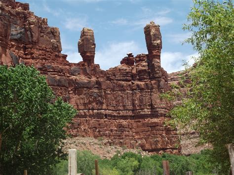Entrance To Supai Village Havasupai Grand Canyon Watchers Missions