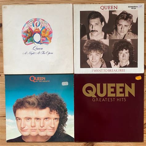 Queen 4 Great Albums From Queen First Pressings Catawiki