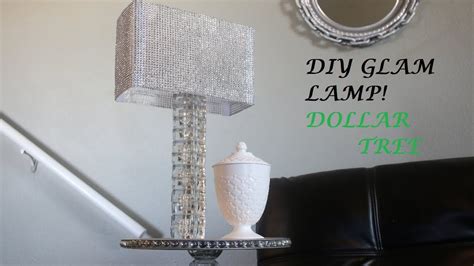 Diy Glam Lamp Dollar Tree Youtube
