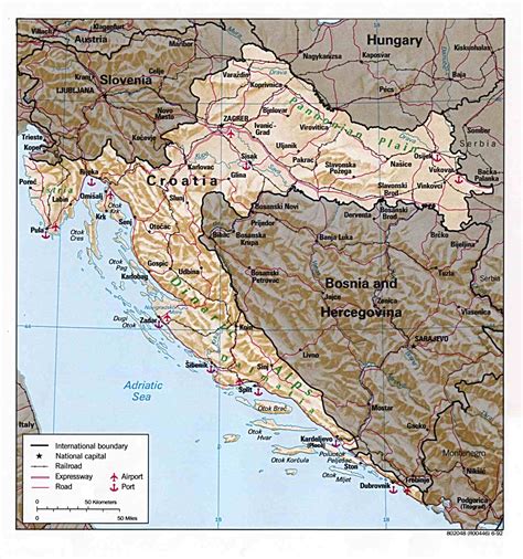 Valutaen i kroatia er kroatiske kuna (hrk), men siden kroatia er et turistland, går det svært ofte an å betale i euro valuta i kroatia (2021 reiseguide). Landkarte Kroatien - Landkarten download -> Kroatienkarte ...