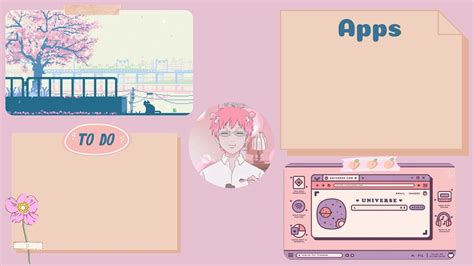 Aesthetic Desktop Organizer Wallpaper Anime Img Bachelor