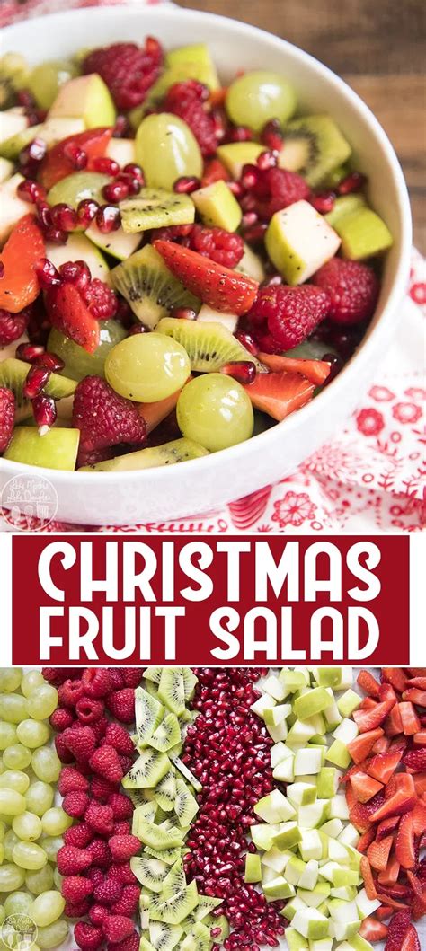 This Christmas Fruit Salad Is The Perfect Combination Of Red And Green