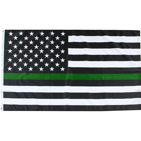 Thin Green Line Military Grommet Flag Armed Forces 3 X 5 Briarwood