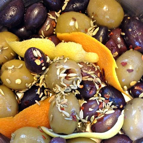 Warmed Olives With Citrus And Fennel Farmhouse Cook