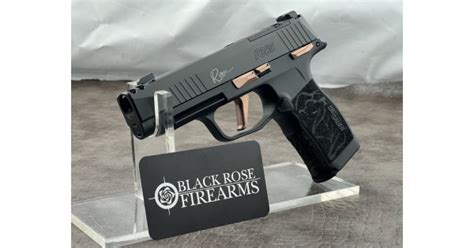 Black Rose Firearms Sig Sauer P365 Xl Rose Comp 9mm Pistol W Manual
