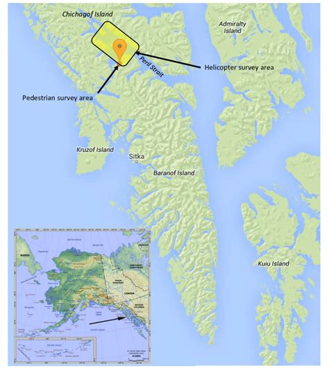 Location Of The Alexander Archipelago In Southeast Alaska Download