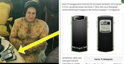 Tak Masuk Akal Inilah Harga Sebenar Handphone Yg Di Pakai Rosmah Ni