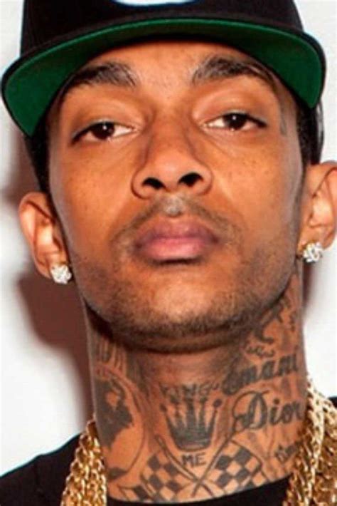 Meanings Behind Nipsey Hussles Tattoos New Images Also Celebrities
