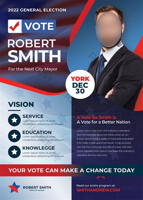 Political Vote Election Campaign Flyer Template Psd Free Download