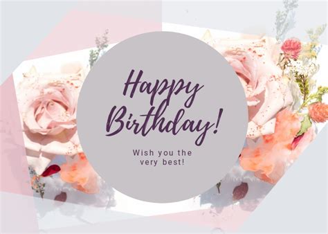 Download 49 View Happy Birthday Greeting Card Template Images 