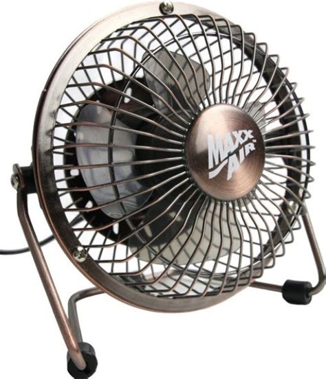 Maxxair Hvdf Ups High Velocity Metal V Desk Fan Fan With