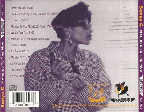Married To The Mob By Sonya C Cd 1993 In A Minute Records In Richmond