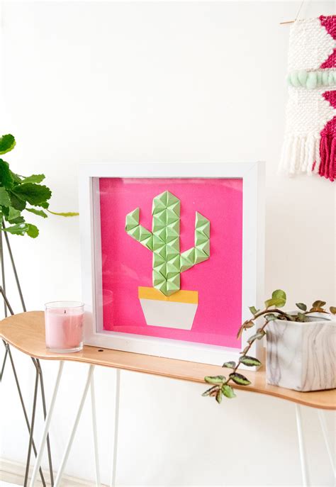 Make This Easy Diy Origami Wall Art In Under 30 Minutes Curbly