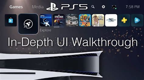 Playstation 5 Ui Walkthrough 60fps Ps Store Ps Plus Ps Now