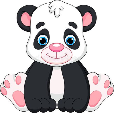 Cute Baby Panda Cartoon Stock Illustration Illustration Of Cute 35768066