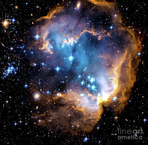 Star Cluster Ngc 602 Photograph By Nasa Fine Art America