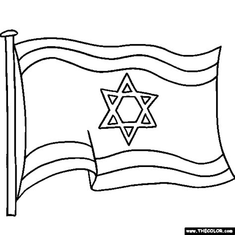 Moshe our teacher), is the most important prophet in judaism, and an important prophet in christianity, islam. Symbol For Israel Coloring Flag Coloring Pages