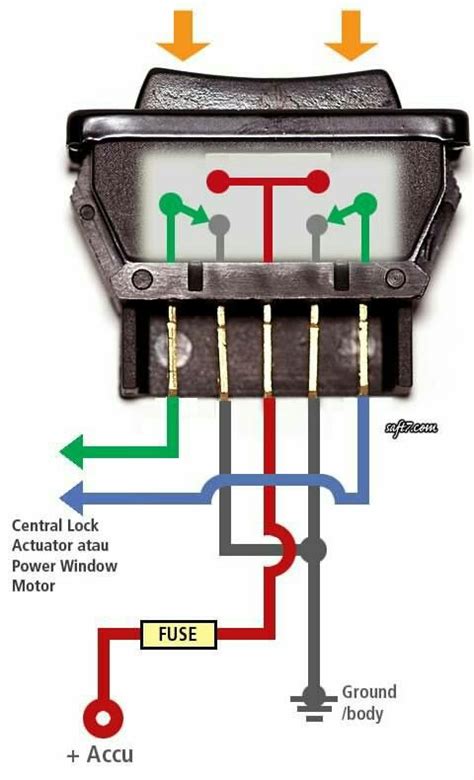 6 Pin Power Window Switch Wiring Diagram