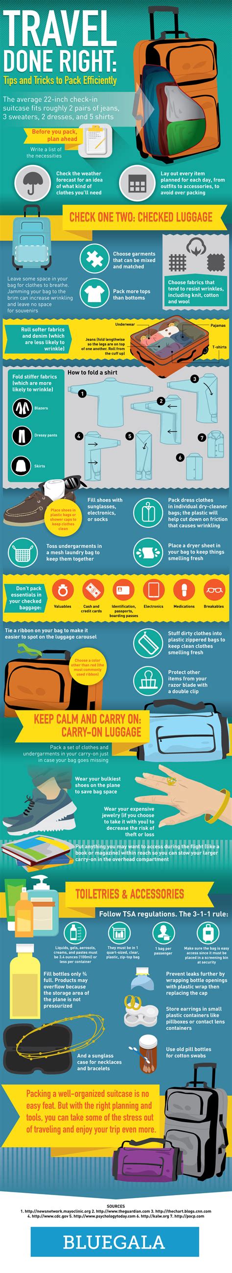 Travel Done Right Tips And Tricks To Pack Efficiently Infographic
