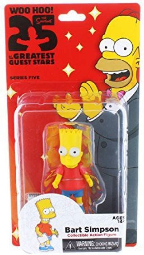 Neca Simpsons 25th Anniversary 5 Series 5 Bart Simpson Action Figure Simpsons 25th