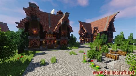 This is a fully destructable map inspired by minecraft! Medieval Town Map Pack 1.12.2/1.11.2 for Minecraft ...
