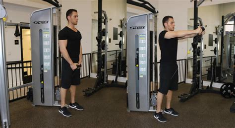 Cable Front Raise The Optimal You Online Personal Trainers