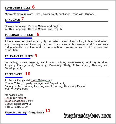 Contoh resume ringkas bahasa melayu. Koleksi Contoh Resume Lengkap Terbaik Dan Terkini - Contoh ...