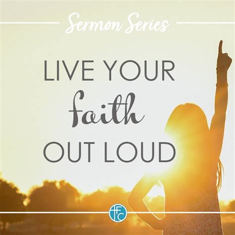 Your Life Is Powerful Live Your Faith Out Loud Part 3 David Honors
