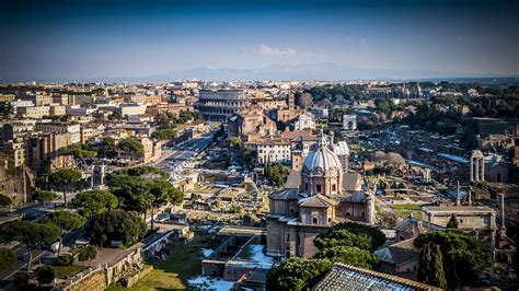 Fori Imperiali Colosseo Rome City City Travel Around The World
