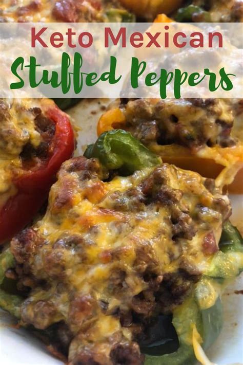In fact, this recipe only uses 6! Keto Mexican Stuffed Peppers - Vegan Recipes Low Carb