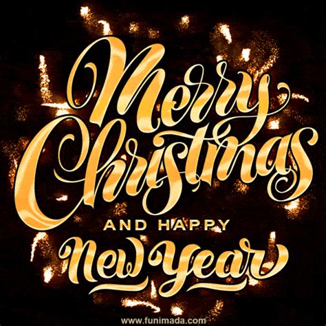 Merry Christmas And Happy New Year Gif Get New Year Update