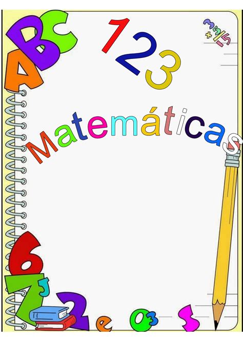 Caratulas De Matematica Faciles Caratulas Y Portadas Para Cuadernos