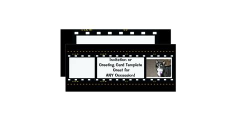 Film Strip Customize Free Card Zazzle