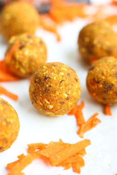 Carrot Cake Energy Balls Vegan And Gluten Free Happy Healthy Mama