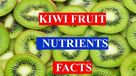 Kiwi Fruit Health Benefits And Nutrients Facts Youtube
