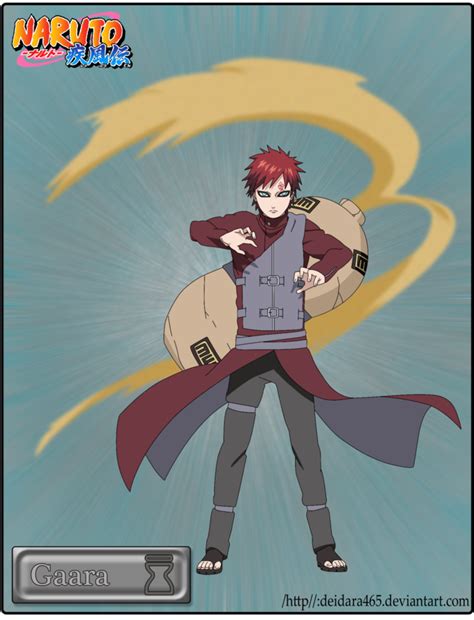 Gaara By Deidara465 On Deviantart Gaara Anime All Anime Characters