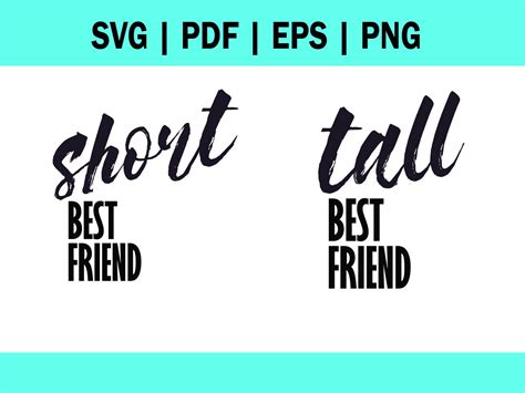 Tall Best Friend And Short Best Friend Coffee Svg Popular Etsy