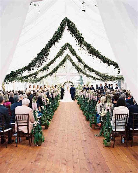 14 Beautiful Ways To Elevate Your Ceremony Aisle Martha Stewart Weddings