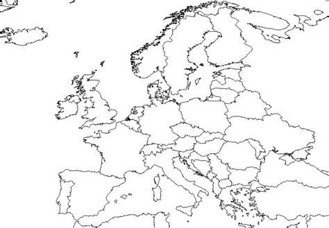Blank Map Of Europe And Asia