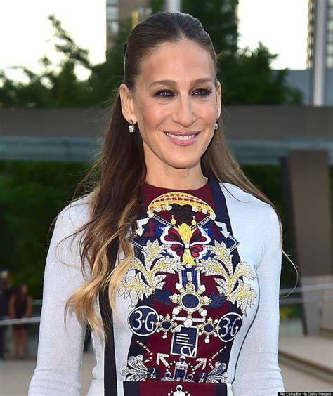 Sarah Jessica Parkers Mary Katrantzou Gown Is Glorious Huffpost Style