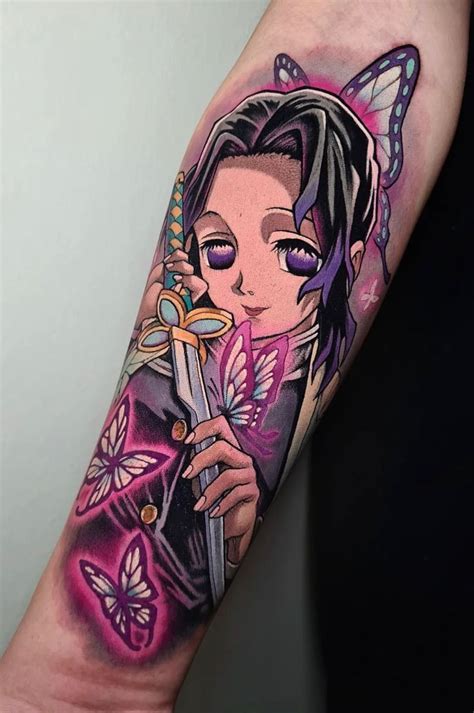 Shinobu Kocho Anime Tattoos