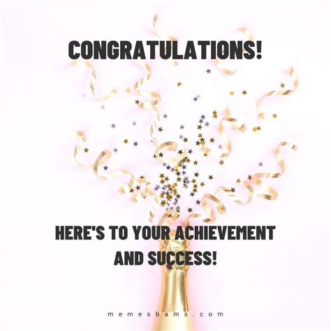 Congratulations On Your Achievement Success